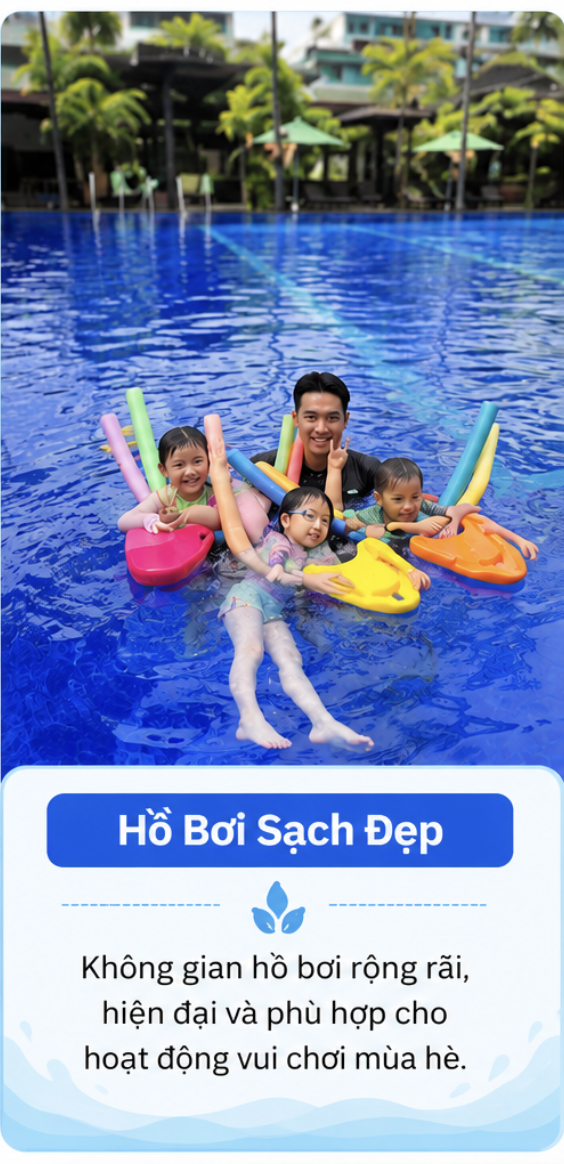 học bơi hè tại Biên Hòa