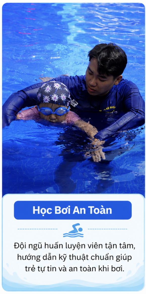 học bơi hè tại Biên Hòa