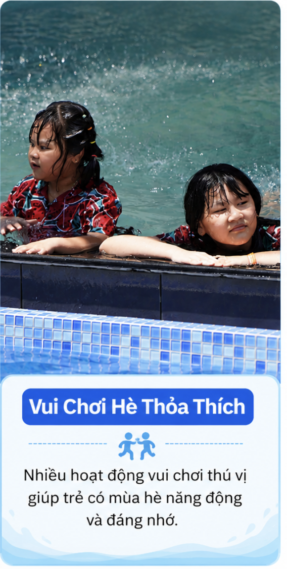 học bơi hè tại Biên Hòa